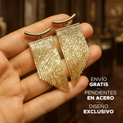 🌙 PENDIENTES DE ACERO INOXIDABLE AURORA DROP™ ✨