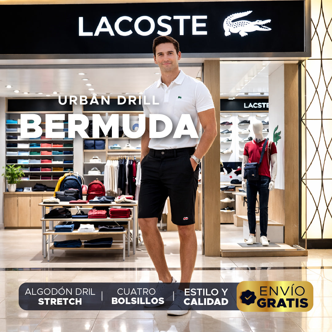 👑 UrbanDril Bermuda en Dril Premium 👌✨
