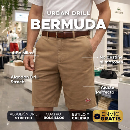 👑 UrbanDril Bermuda en Dril Premium 👌✨