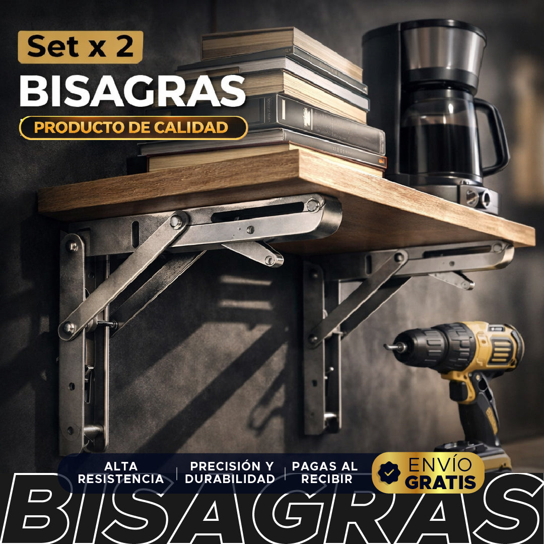 🔩✨ SteelFold Pro™ – Bisagras Inteligentes Plegables 🛠️🚀