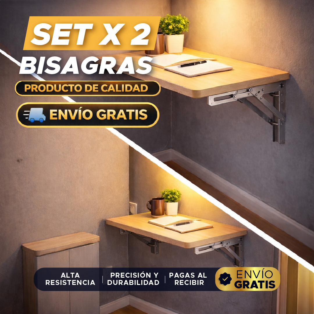 🔩✨ SteelFold Pro™ – Bisagras Inteligentes Plegables 🛠️🚀