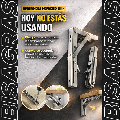 🔩✨ SteelFold Pro™ – Bisagras Inteligentes Plegables 🛠️🚀