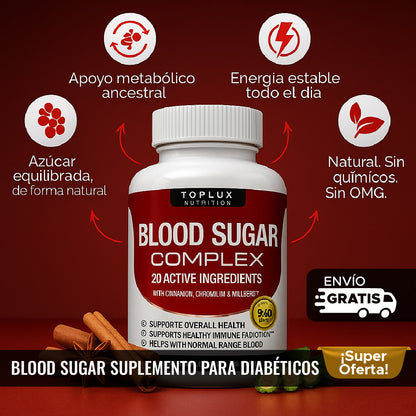 🩸 BLOOD SUGAR SUPLEMENTO PARA REGULAR NIVELES DE AZUCAR EN SANGRE
