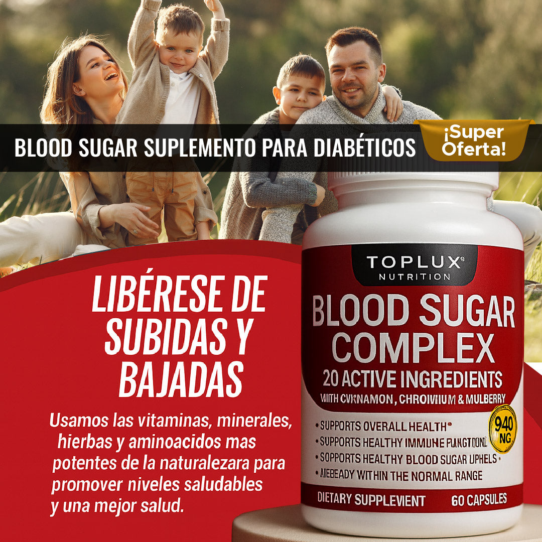 🩸 BLOOD SUGAR SUPLEMENTO PARA REGULAR NIVELES DE AZUCAR EN SANGRE