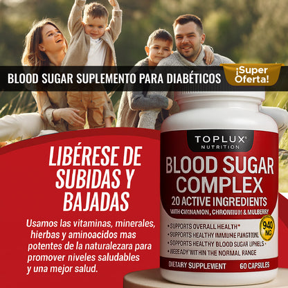 🩸 BLOOD SUGAR SUPLEMENTO PARA REGULAR NIVELES DE AZUCAR EN SANGRE