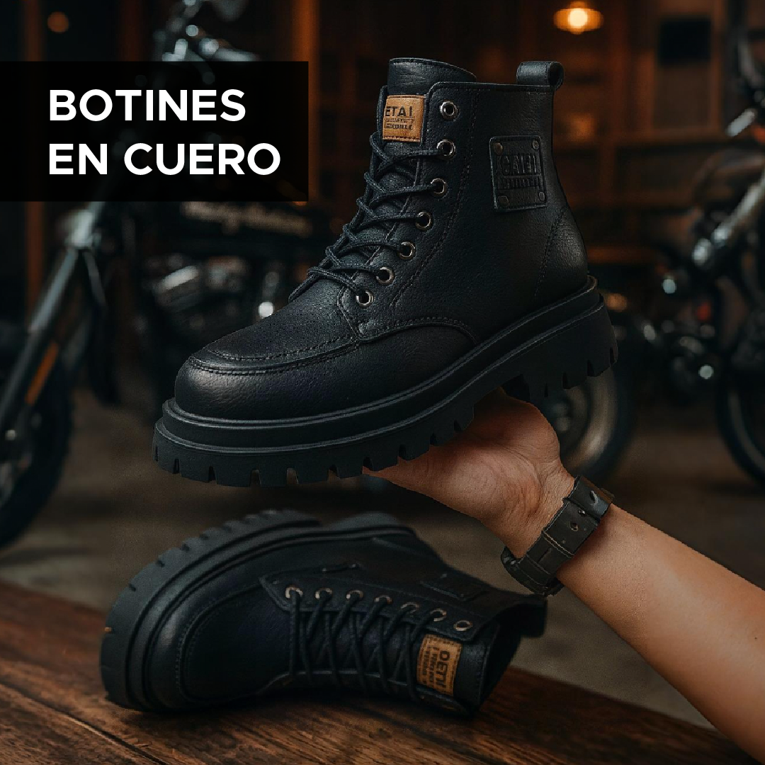 🥾 PowerStep Boots™ –  Botas en Cuero, Estilo, Resistencia y Comodidad en Cada Paso 🥾