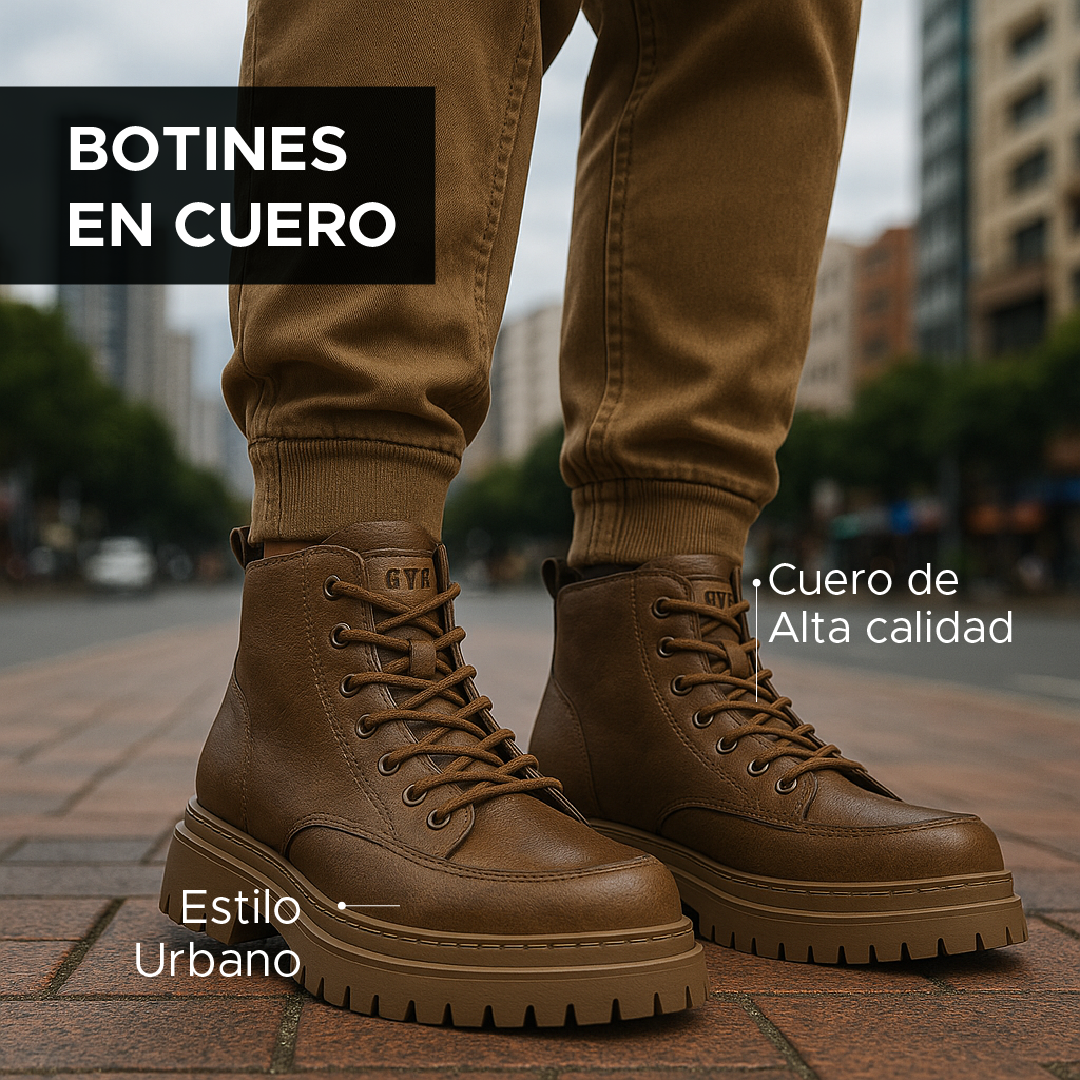 🥾 PowerStep Boots™ –  Botas en Cuero, Estilo, Resistencia y Comodidad en Cada Paso 🥾