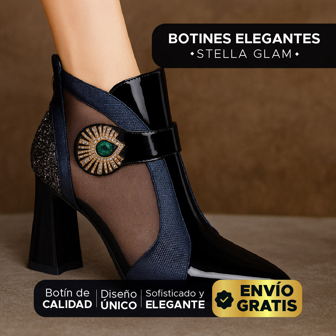 ✨👠 STELLA GLAM BOTINES ELEGANTES PARA DAMA 👑💫
