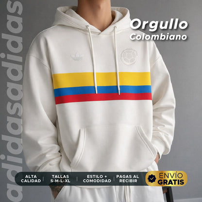 💛💙❤️ Buzo Tricolor Orgullo Colombiano🔥🚀✨Unisex