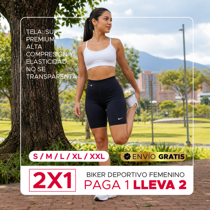 💖 PAGA 1 LLEVA 2 BIKERS DEPORTIVOS PARA MUJER 🔥