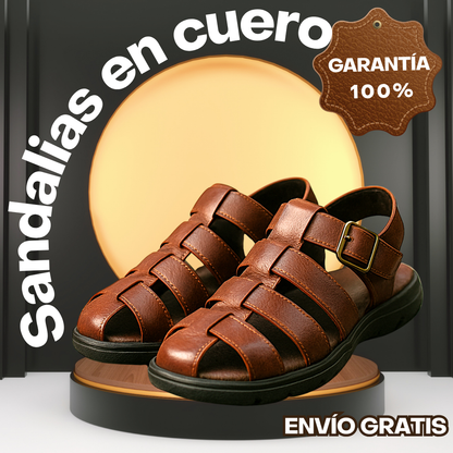 Sandalias en Cuero PrimeLeather™ Calidad Garantizada✅