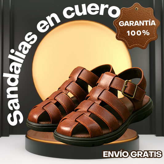 Sandalias en Cuero PrimeLeather™ Calidad Garantizada✅