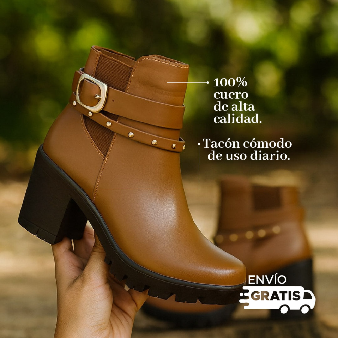 ✨ Botines Francesa Chic™ 100% Cuero 👢 ✨