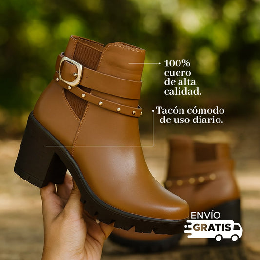 ✨ Botines Francesa Chic™ 100% Cuero 👢 ✨