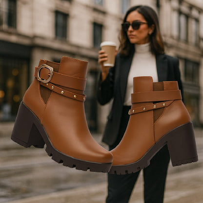 ✨ Botines Francesa Chic™ 100% Cuero 👢 ✨