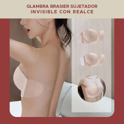 👙 GLAMBRA™ BRASIER SUJETADOR INVISIBLE CON REALCE 3 EN 1✨