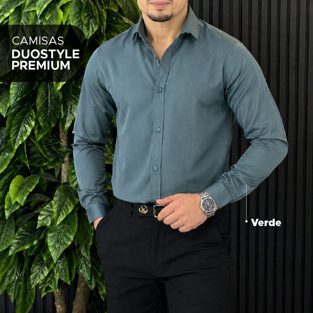 ✨ DuoStyle Camisas manga larga PAGA 1 Y LLEVA 2 🔥 Combo Ejecutivo ⭐