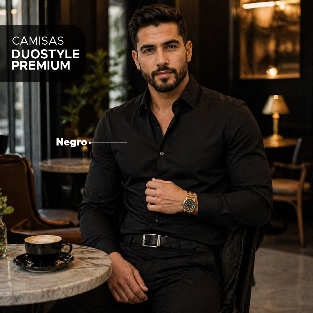 ✨ DuoStyle Camisas manga larga PAGA 1 Y LLEVA 2 🔥 Combo Ejecutivo ⭐