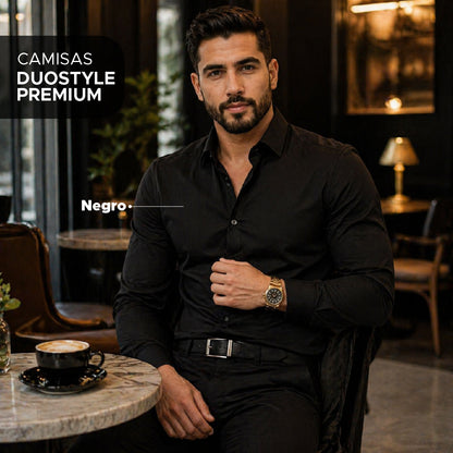 ✨ DuoStyle Camisas manga larga PAGA 1 Y LLEVA 2 🔥 Combo Ejecutivo ⭐