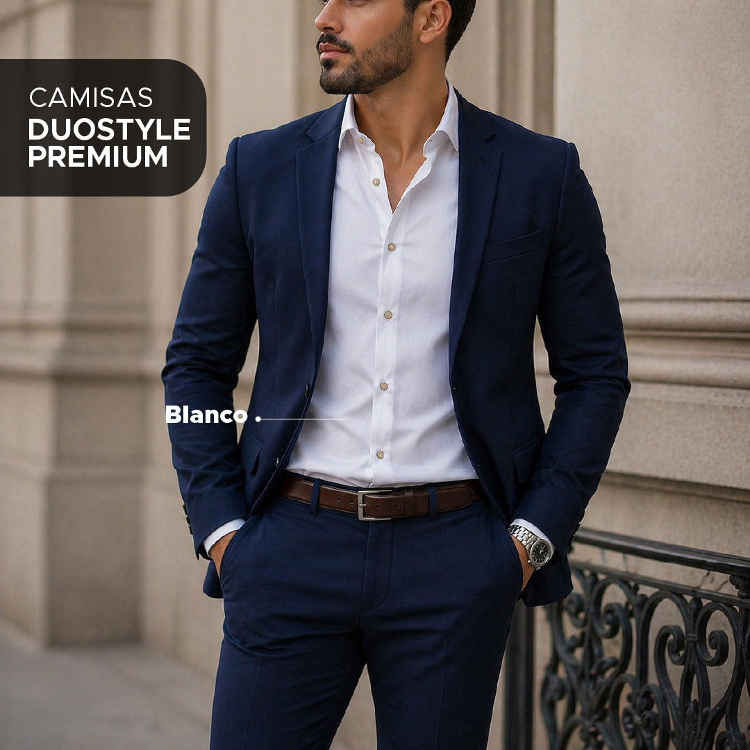 ✨ DuoStyle Camisas manga larga PAGA 1 Y LLEVA 2 🔥 Combo Ejecutivo ⭐