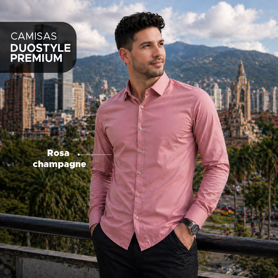 ✨ DuoStyle Camisas manga larga PAGA 1 Y LLEVA 2 🔥 Combo Ejecutivo ⭐