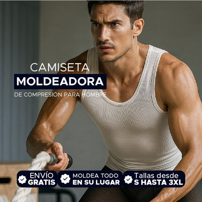 ⭐ CAMISETA MOLDEADORA PARA HOMBRE 💪