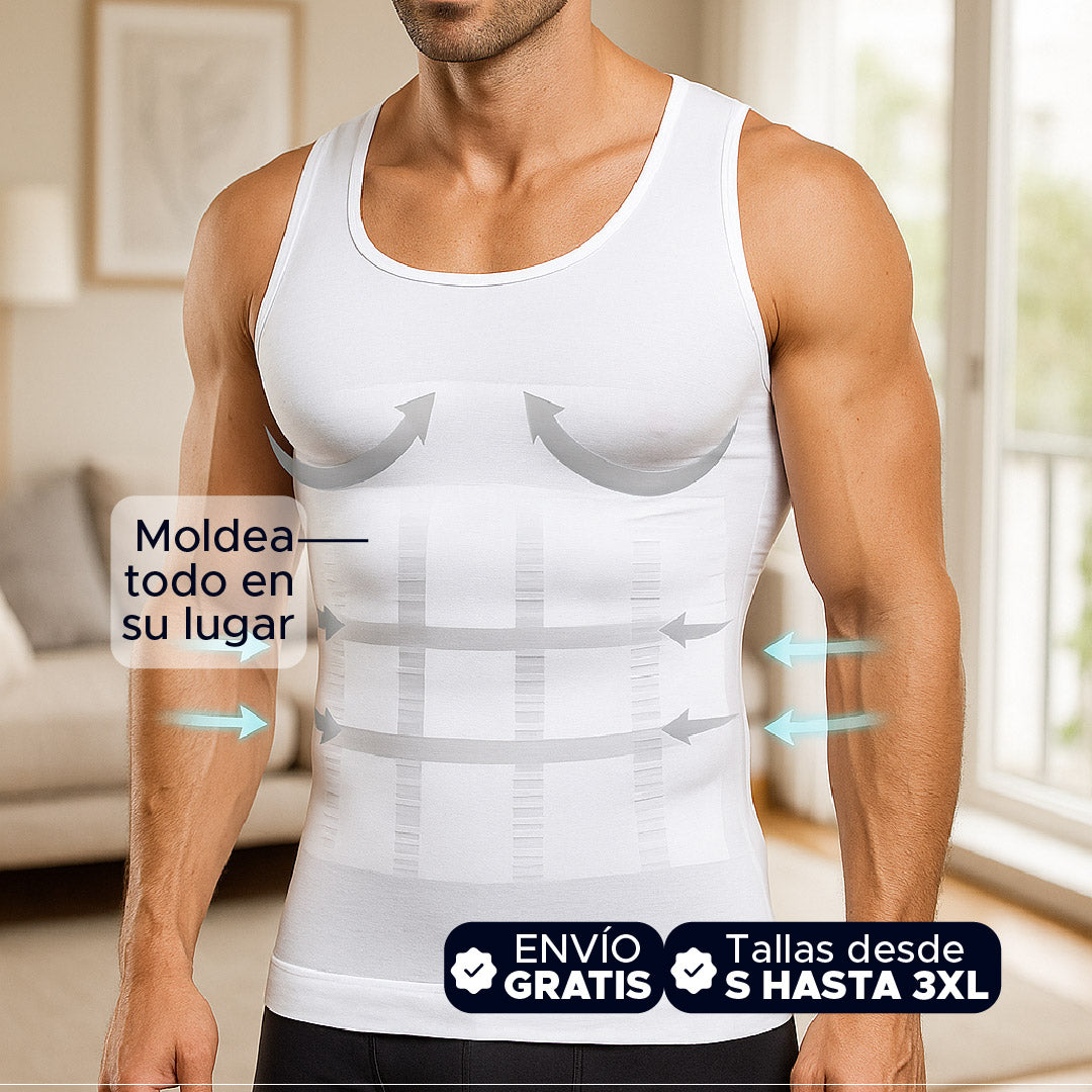 ⭐ CAMISETA MOLDEADORA PARA HOMBRE 💪