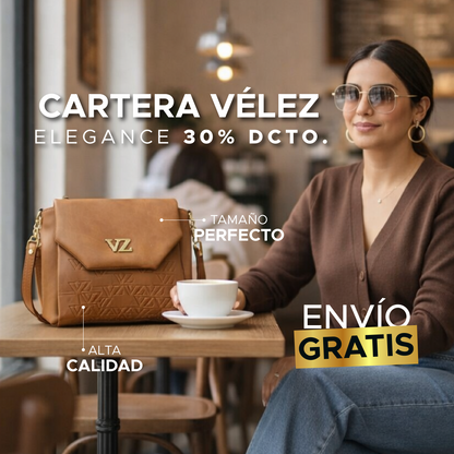 👜✨CARTERA VELEZ EN CUERO VEGANO 100% GARANTIZADO✨👜