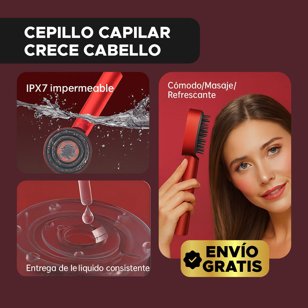 🌿✨Cepillo Capilar Crece Cabello ✨💆‍♀️