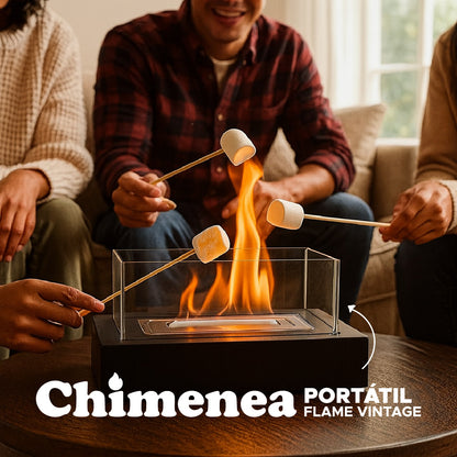 🔥 Chimenea Portátil Flame Vintage™ 🔥