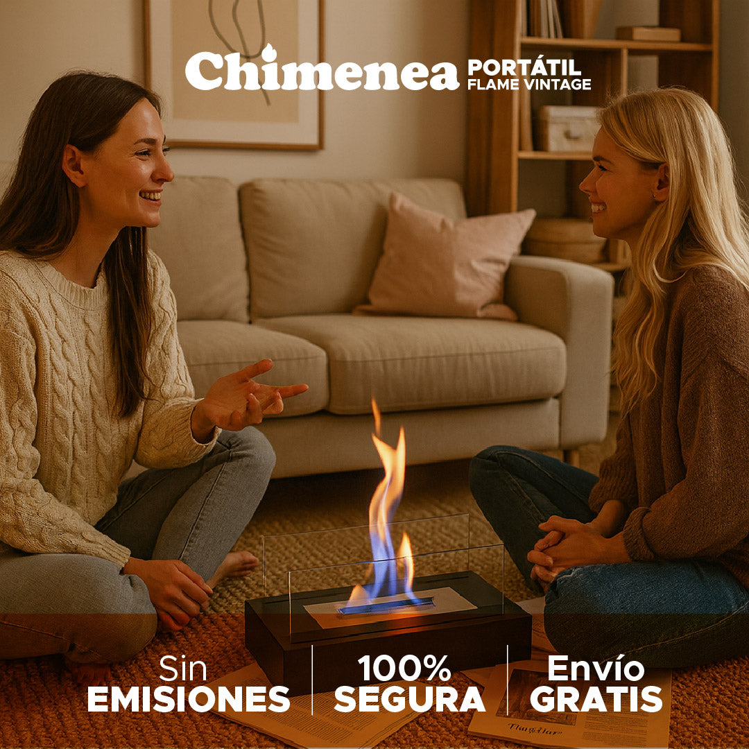 🔥 Chimenea Portátil Flame Vintage™ 🔥