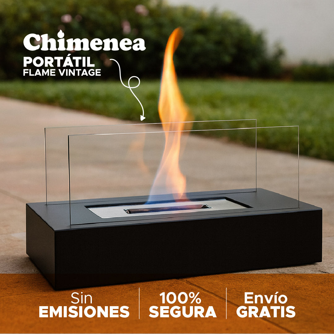 🔥 Chimenea Portátil Flame Vintage™ 🔥