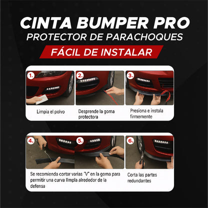 🚗 PROTECTOR DE PARACHOQUES PREMIUM- CINTA BUMPER PRO DE 2,5 MTS  🛡️