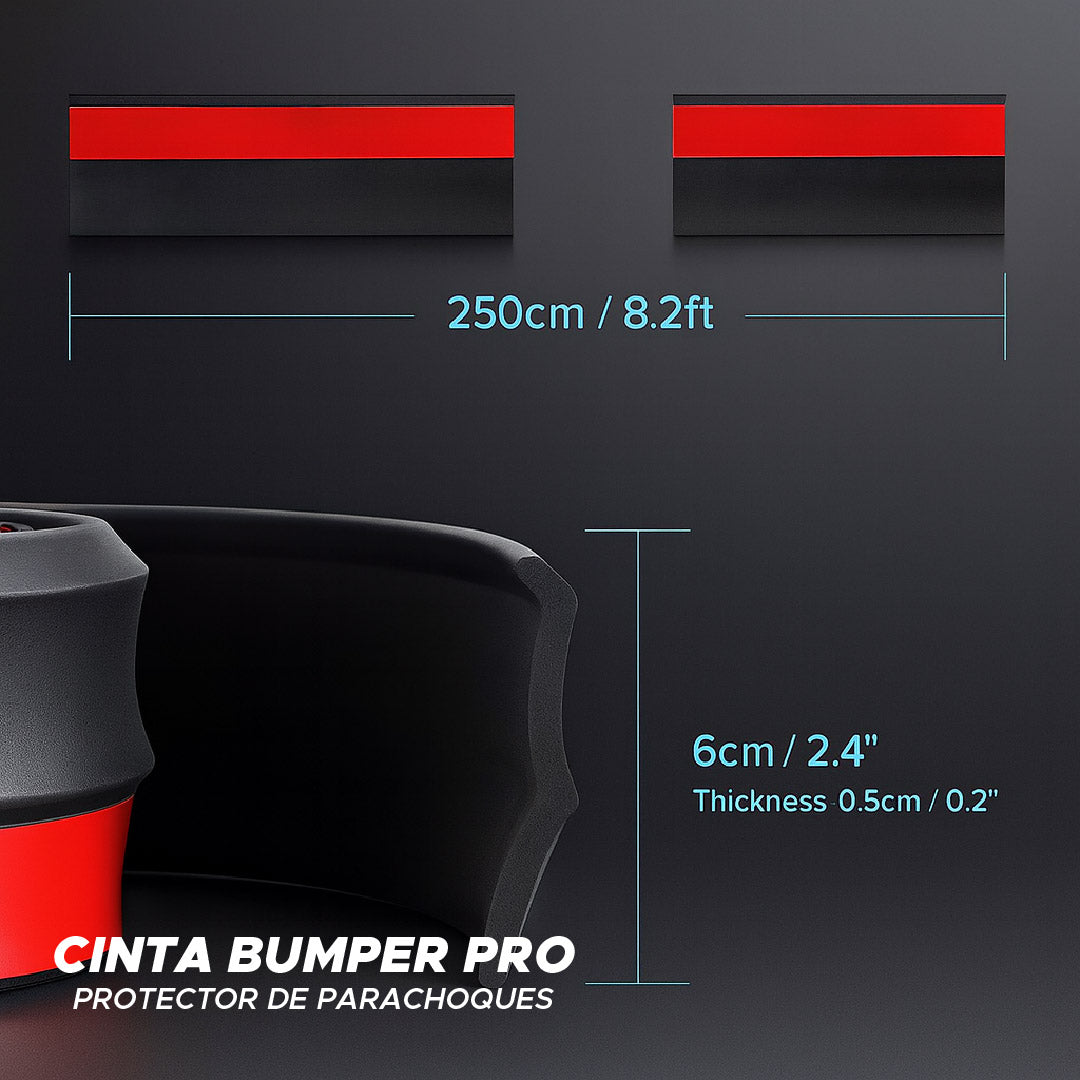 🚗 PROTECTOR DE PARACHOQUES PREMIUM- CINTA BUMPER PRO DE 2,5 MTS  🛡️