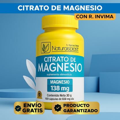 💪 CITRATO DE MAGNESIO REPARADOR CON R. INVIMA 🧠