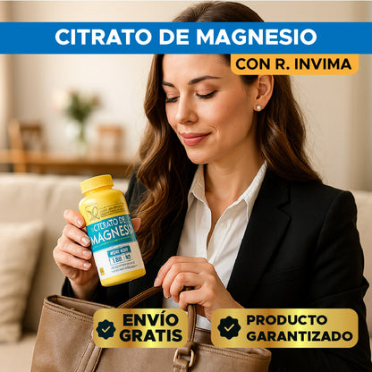 💪 CITRATO DE MAGNESIO REPARADOR CON R. INVIMA 🧠