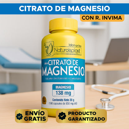 💪 CITRATO DE MAGNESIO REPARADOR CON R. INVIMA 🧠