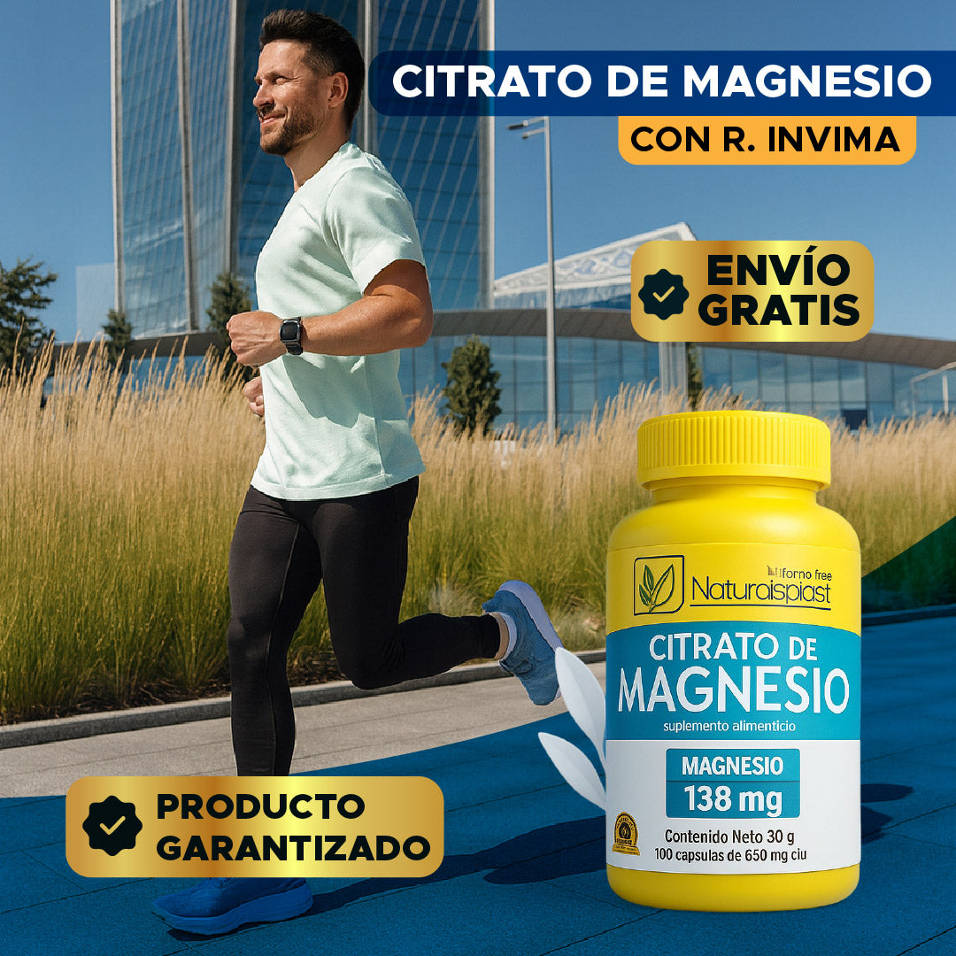 💪 CITRATO DE MAGNESIO REPARADOR CON R. INVIMA 🧠