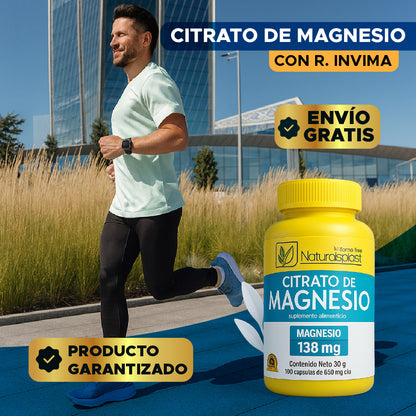 💪 CITRATO DE MAGNESIO REPARADOR CON R. INVIMA 🧠