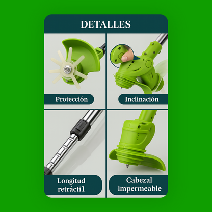⚡🌱 GREENFORCE™ COMBO PODADORA ELECTRICA RECARGABLE 🌳⚡