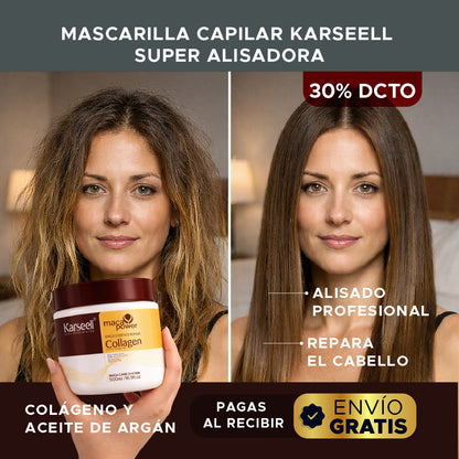 💎✨ Mascarilla Capilar Super Alisadora Karseel 500ml ✨💎