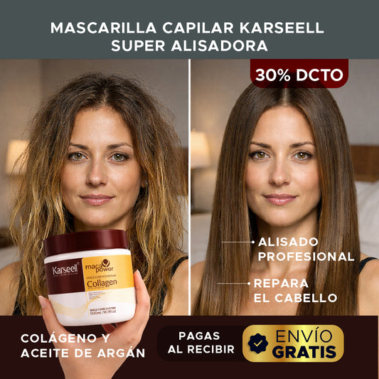 💎✨ Mascarilla Capilar Super Alisadora Karseel 500ml ✨💎