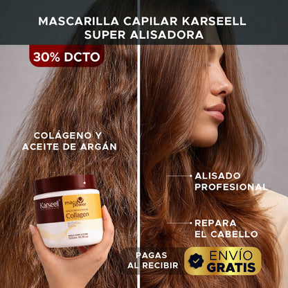 💎✨ Mascarilla Capilar Super Alisadora Karseel 500ml ✨💎