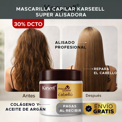💎✨ Mascarilla Capilar Super Alisadora Karseel 500ml ✨💎