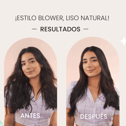 Cepillo alisador HairPro , Cabello liso en minutos