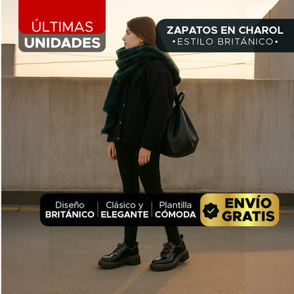 👑 Oxford Royale™ – Zapatos de Charol Estilo Británico para Mujer 💎👞