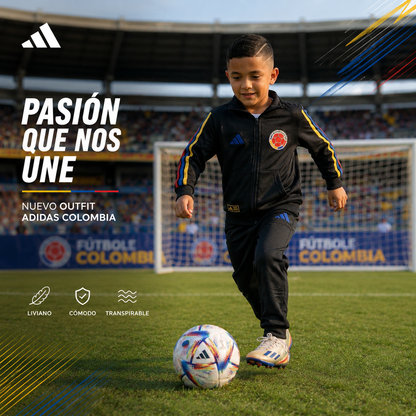 SUDADERA CAMPEONES KIDS 🇨🇴⚽ ¡LA SUDADERA OFICIAL DE LOS PEQUEÑOS HINCHAS! ⚽🇨🇴