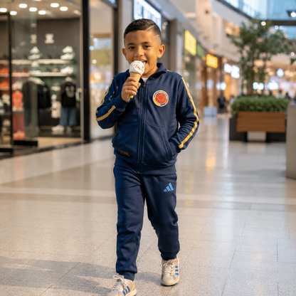 SUDADERA CAMPEONES KIDS 🇨🇴⚽ ¡LA SUDADERA OFICIAL DE LOS PEQUEÑOS HINCHAS! ⚽🇨🇴