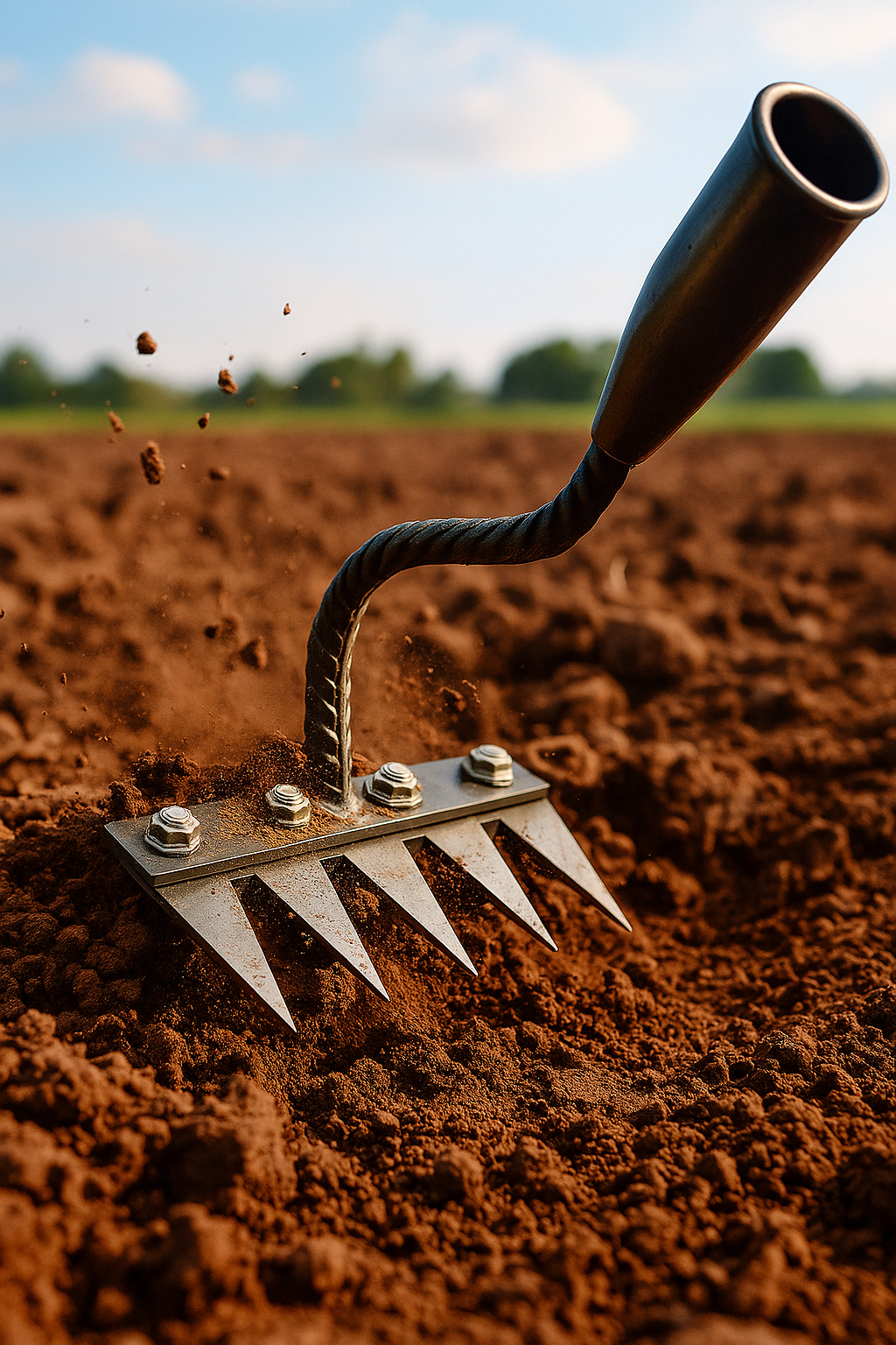 🌱GARDEN PRO! RASTRILLO EN ACERO DE ALTA DURABILIDAD