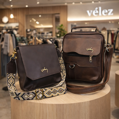 👜🔥✨ SET BOLSO VÉLEZ DUO DAKOTA ✨🔥PARA EL Y ELLA